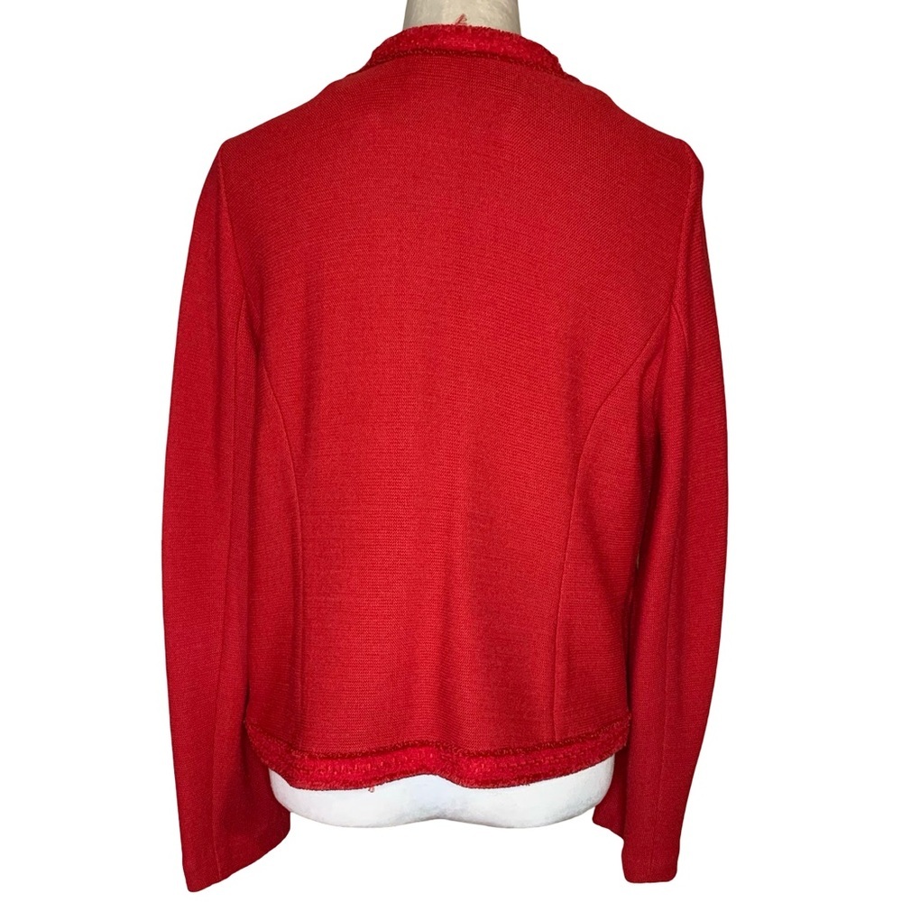 Talbots Vibrant Red Knit Sweater - Picture 2 of 4